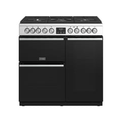 Stoves Precision Deluxe S900DF Freestanding cooker Electric Gas Black, Stainless steel
