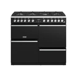 Stoves Precision Deluxe S1000DF Freestanding cooker Electric Gas Black