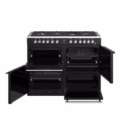 Stoves Precision Deluxe S1100DF Freestanding cooker Electric Gas Black