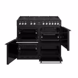 Stoves Precision Deluxe S1000DF GTG Freestanding cooker Electric Gas Black