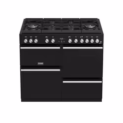 Stoves Precision Deluxe S1000DF GTG Freestanding cooker Electric Gas Black
