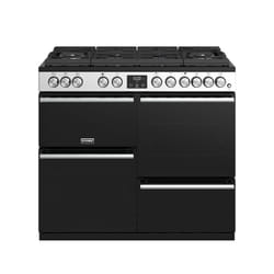 Stoves Precision Deluxe S1000DF GTG Freestanding cooker Electric Gas Black, Stainless steel