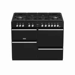 Stoves Precision Deluxe S1100DF GTG Freestanding cooker Electric Gas Black