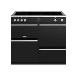Stoves Precision Deluxe S1000EI Freestanding cooker Electric Sealed plate Black