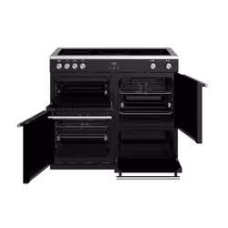 Stoves Precision Deluxe S1000EI Freestanding cooker Electric Sealed plate Black