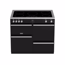 Stoves Precision Deluxe S1000EI Freestanding cooker Electric Sealed plate Black