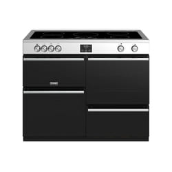 Stoves Precision Deluxe S1100EI Freestanding cooker Electric Zone induction hob Black, Stainless steel