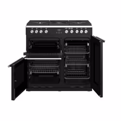 Stoves Precision Deluxe S900G Freestanding cooker Gas Black