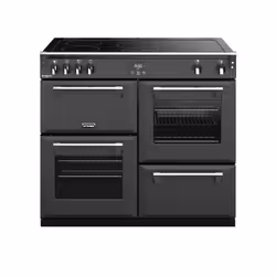 Stoves ST RICH DX S900Ei CB Agr, Range cooker, Anthracite, Rotary, Anthracite Grey, Chrome, Front