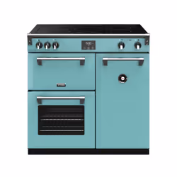 Stoves ST RICH DX S900Ei CB Cbl, Range cooker, Blue, Rotary, Country Blue, Chrome, Front