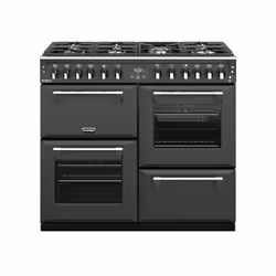 Stoves ST RICH DX S1000DF CB Agr, Range cooker, Anthracite, Rotary, Anthracite Grey, Chrome, Stainless steel