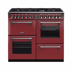 Stoves ST RICH DX S1000DF CB Cre, Range cooker, Blue, Rotary, Country Blue, Chrome, Stainless steel