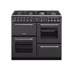 Stoves ST RICH DX S1000G CB Agr, Range cooker, Anthracite, Rotary, Anthracite Grey, Chrome, Steel