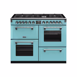 Stoves ST RICH DX S1100DF CB Cbl, Range cooker, Blue, Rotary, Country Blue, Chrome, Steel