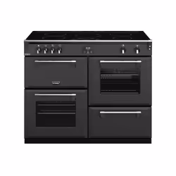 Stoves ST RICH DX S1100Ei CB Agr, Range cooker, Anthracite, Rotary, Anthracite Grey, Chrome, Steel