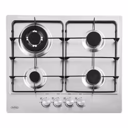 Belling 444411635, Stainless steel, Built-in, 60 cm, Gas, Stainless steel, 4 zone(s)