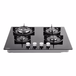 Belling 444411637 hob Black Built-in 60 cm Gas 4 zone(s)