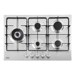 Belling 444411638 hob Stainless steel Built-in 75 cm Gas 5 zone(s)