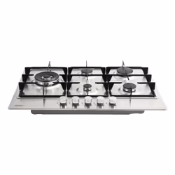 Belling 444411638 hob Stainless steel Built-in 75 cm Gas 5 zone(s)