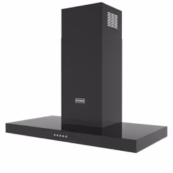 Stoves 444411646 cooker hood Wall-mounted Black 590 m³/h