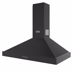 Stoves 444411650 cooker hood Wall-mounted Black 610 m³/h