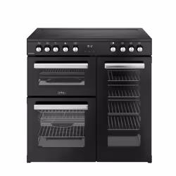 Belling 444411791, Range cooker, Black, Rotary, Touch, LED, Ceramic, 5 zone(s)