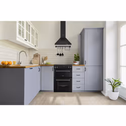 Belling 444411815 cooker Freestanding cooker Electric Zone induction hob Black