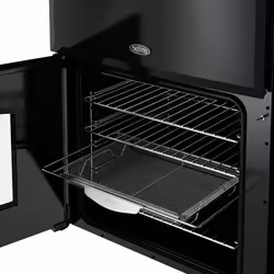 Belling 444411815 cooker Freestanding cooker Electric Zone induction hob Black