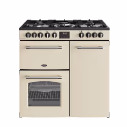 Belling 444411821, Range cooker, Cream, Rotary, Touch, Cream, Chrome, Metal