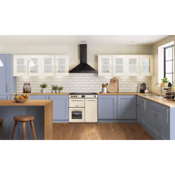 Belling 444411824 cooker Range cooker Electric Zone induction hob Cream