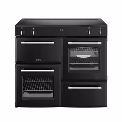 Belling 444411832, Range cooker, Black, Rotary, Touch, Chrome, Metal, Front