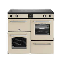 Belling 444411833 cooker Range cooker Electric Zone induction hob Cream