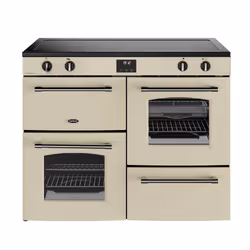 Belling 444411842, Range cooker, Cream, Rotary, Touch, Chrome, Metal, Front