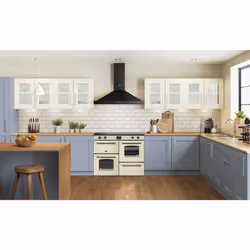 Belling 444411842 cooker Range cooker Electric Zone induction hob Cream