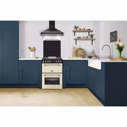 Stoves 444411848 cooker Freestanding cooker Electric Zone induction hob Cream