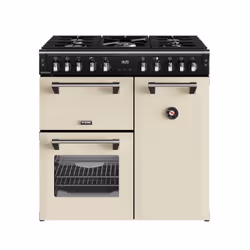 Stoves 444411851, Range cooker, Cream, Rotary, Touch, Chrome, Metal, Front