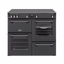Stoves 444411858, Range cooker, Anthracite, Rotary, Touch, Chrome, Metal, Front