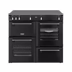 Stoves 444411859, Range cooker, Black, Rotary, Touch, Chrome, Metal, Front
