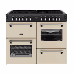 Stoves 444411863, Range cooker, Cream, Rotary, Touch, Chrome, Metal, Front