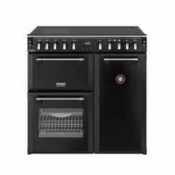 Stoves 444411869, Range cooker, Black, Rotary, Touch, Chrome, Metal, Front