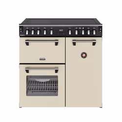 Stoves 444411870, Range cooker, Cream, Rotary, Touch, Chrome, Metal, Front