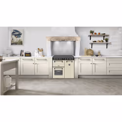Stoves 444411870 cooker Range cooker Electric Zone induction hob Cream