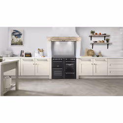 Stoves 444411873 cooker Range cooker Electric Zone induction hob Black