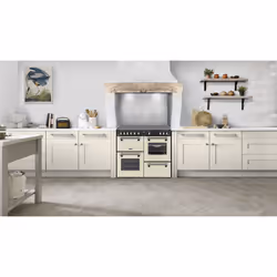 Stoves 444411874 cooker Range cooker Electric Zone induction hob Cream