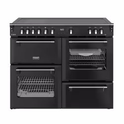 Stoves 444411878, Range cooker, Black, Rotary, Touch, Chrome, Metal, Front