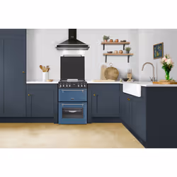 Stoves 444411999 cooker Freestanding cooker Electric Zone induction hob Blue