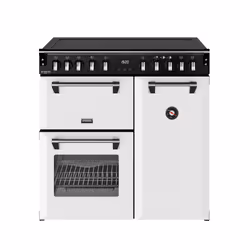Stoves 444412010, Range cooker, White, Rotary, Touch, Ice White, Chrome, Metal