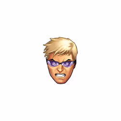 Hawkeye from Marvel's The Avengers Single Card Party Fancy Dress Mask