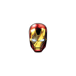 Iron Man from Marvel's The Avengers Single Card Party Fancy Dress Mask