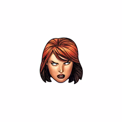 Black Widow from Marvel's The Avengers Single Card Party Fancy Dress Mask
